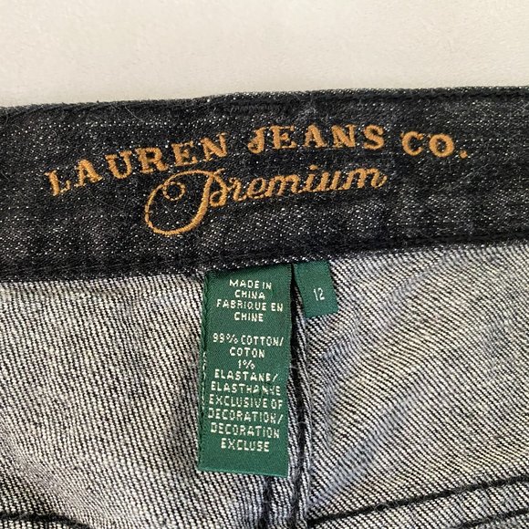 EUC Lauren by Ralph Lauren Premium Jeans Embellished Classic Straight - Picture 11 of 13
